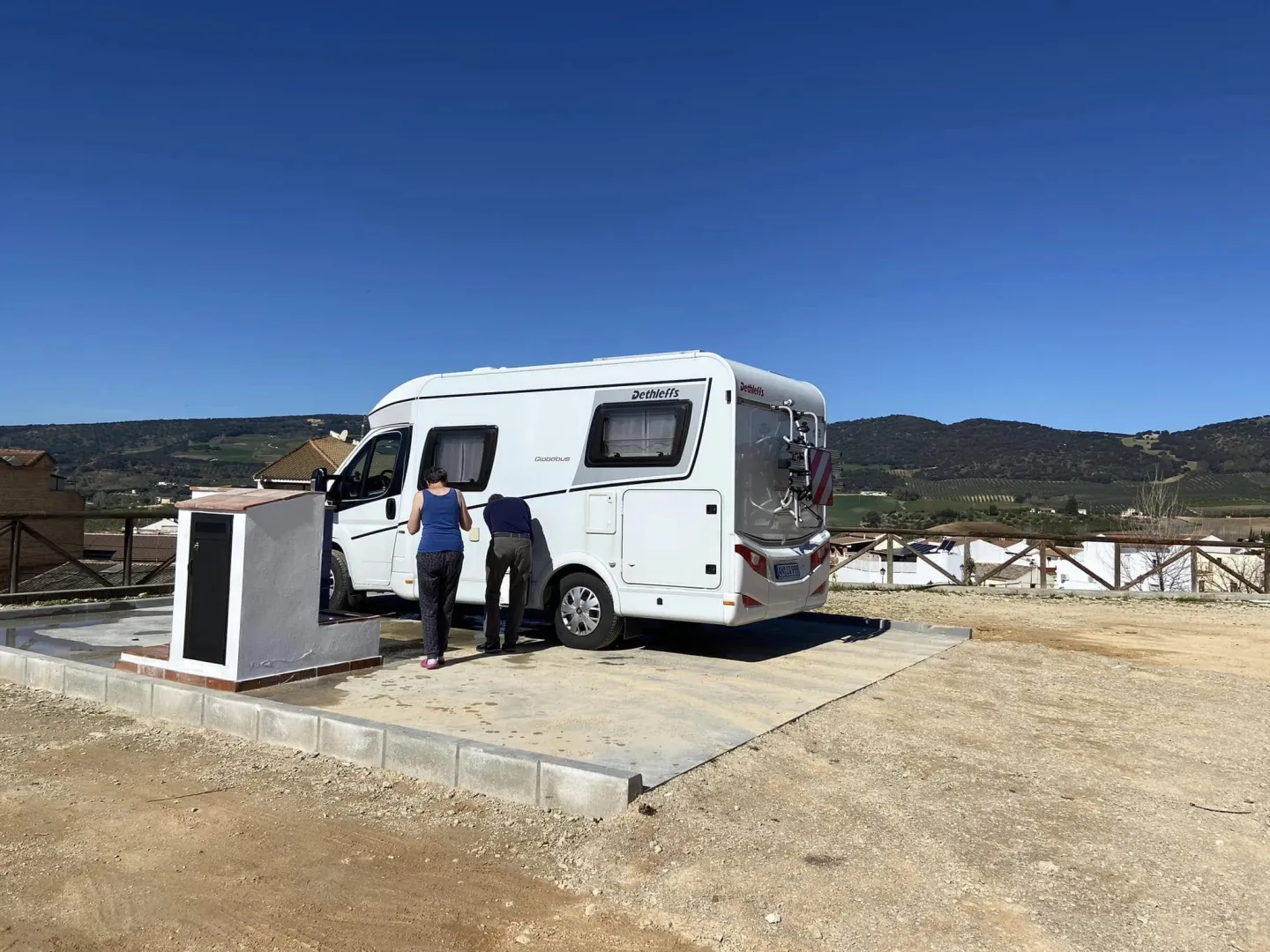 Cartel PARKING CARAVANAS Y AUTOCARAVANAS