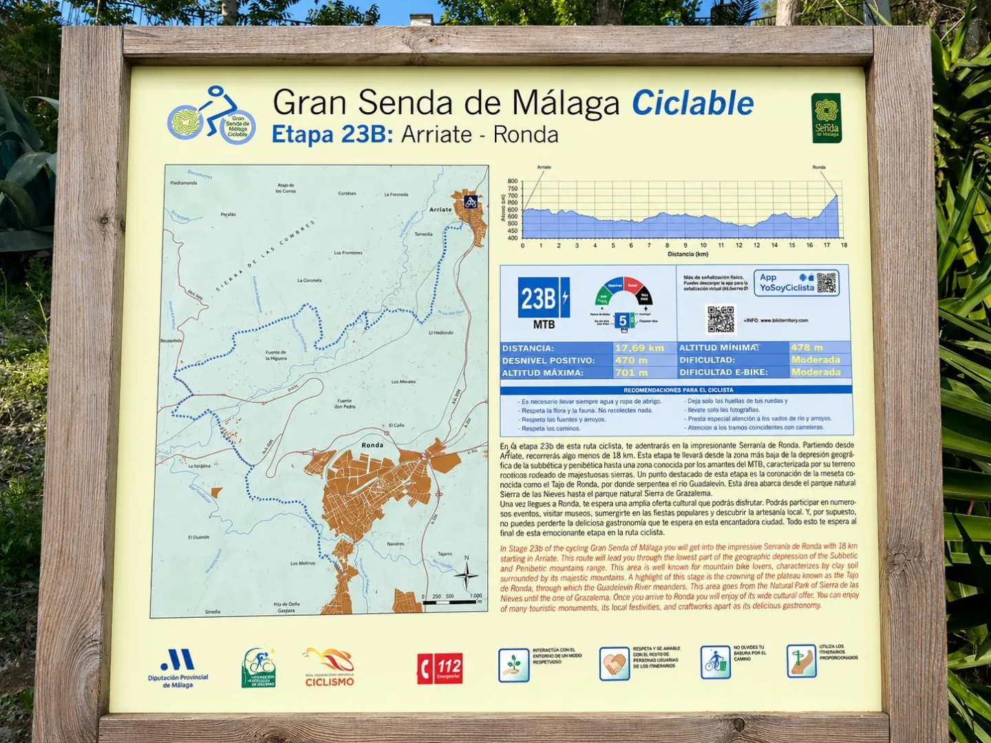 GRAN SENDA DE MÁLAGA CICLABLE