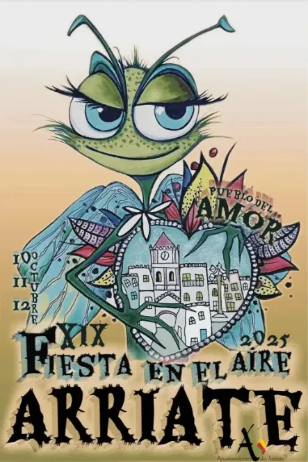 Cartel FIESTA EN EL AIRE